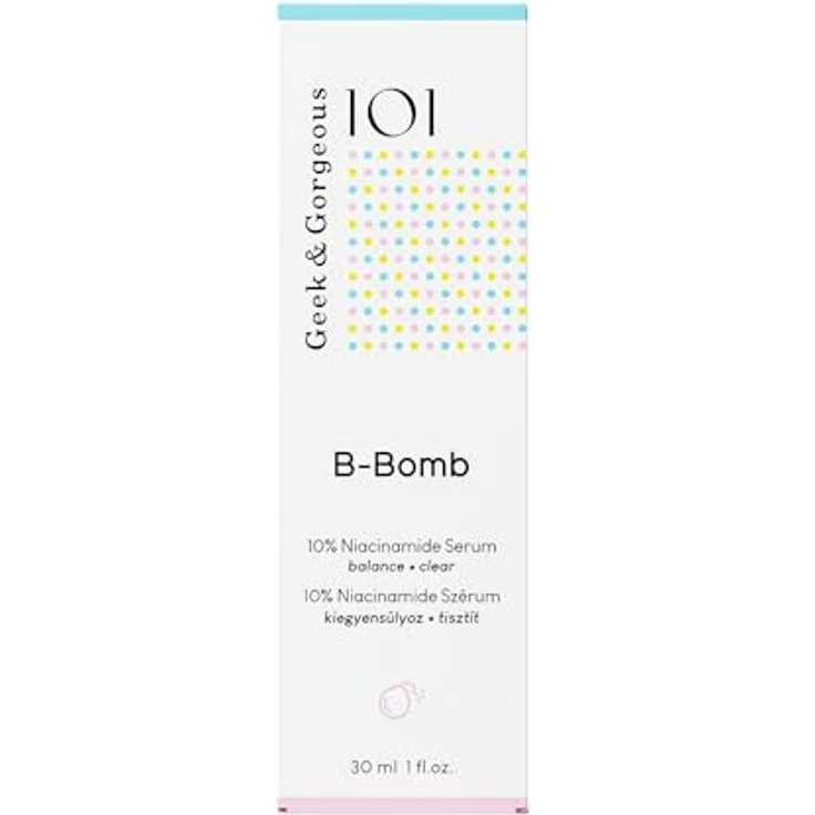 Geek & Gorgeous - B-Bomb - B3-Serum mit 10% Niacinamid, Hochdosiert, gegen Vergrößerte Poren und Unreinheiten, 30 ml – Bild 5