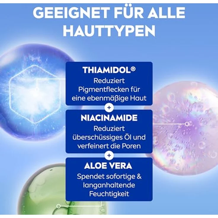 Nivea LUMINOUS630® Skin Glow Instant Glow Serum, 30 ml, mit Thiamidol® gegen Pigmentflecken, für strahlende Haut – Bild 5