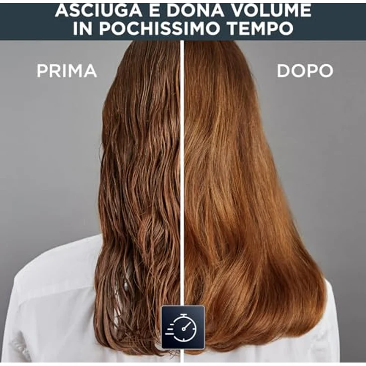 Rowenta CF6135F0, Warmluftbürste mit Keramikbeschichtung, 800 Watt, drei Temperaturstufen, Ionen-Technologie zur Frizz-Reduzierung – Bild 3