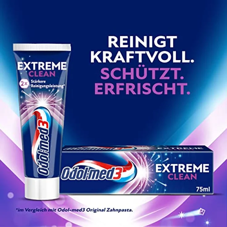 Odol Extra Clean Tiefenreinigung 75 ml, frischer Atem & saubere Zähne – Bild 3