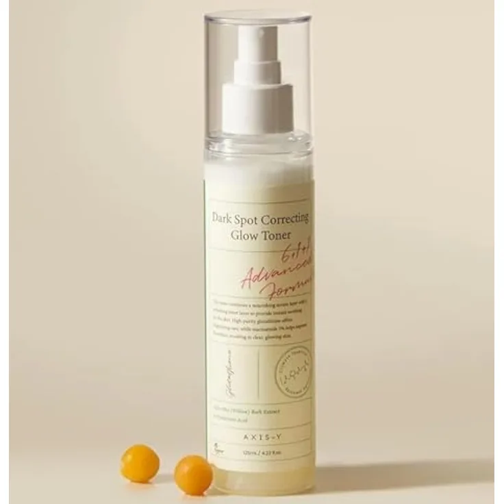 Ilios AXIS-Y Dark Spot Correcting Glow Toner, Gesichtswasser mit 98% Glutathione und 2% Niacinamide, 125ml