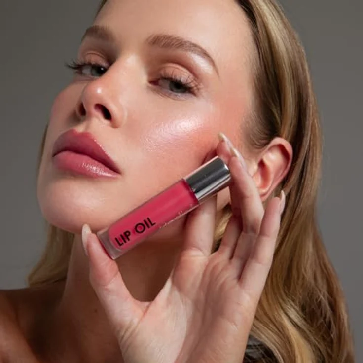 Rodial Lip Oil, Lippenöl mit Kollagen, Farbton Sugar Coral, 4 ml, glättet und pflegt intensiv – Bild 7