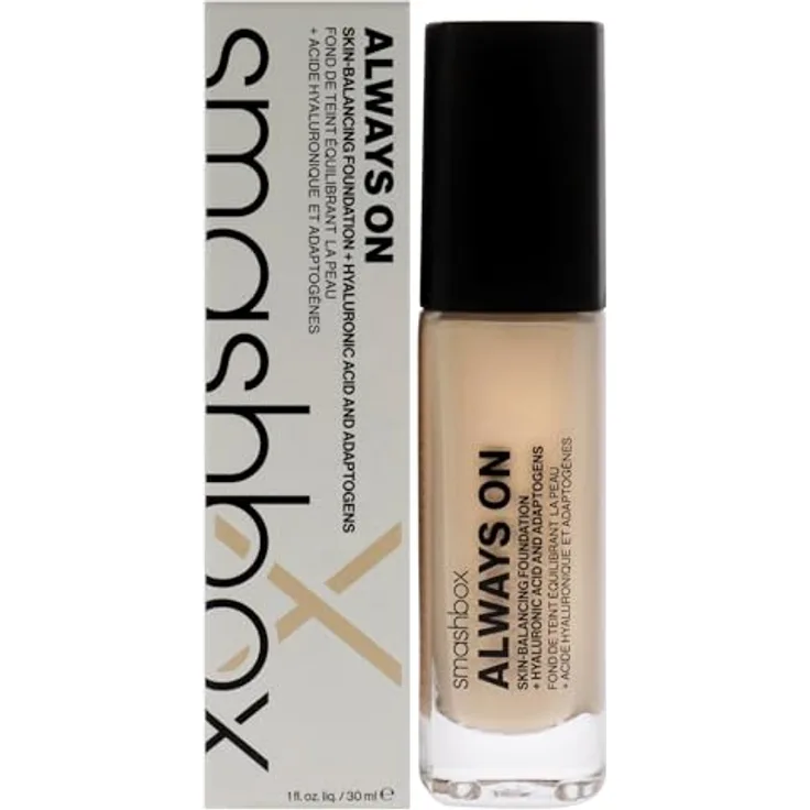 Smashbox Always On Skin Balancing Foundation, langanhaltende Make-up Foundation, Farbton F20N - Level-Two Fair mit Neutral Undertone, 30 ml