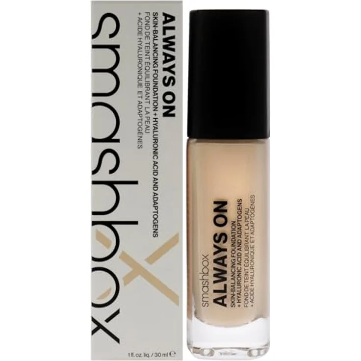 Smashbox Always On Skin Balancing Foundation, langanhaltende Make-up Foundation, Farbton F20N - Level-Two Fair mit Neutral Undertone, 30 ml – Bild 1