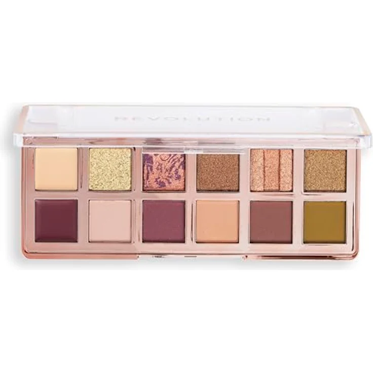 Revolution The Enchanted Icon Palette, Lidschattenpalette mit 12 Farben in Creme-, Matt- und Schimmer-Texturen, 0,7 g – Bild 1