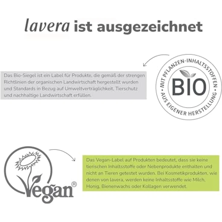 lavera Re-Energizing Sleeping Cream, Nachtcreme 50 ml für Damen mit Biotrauben und Vitamin E, 100% zertifizierte Naturkosmetik – Bild 8