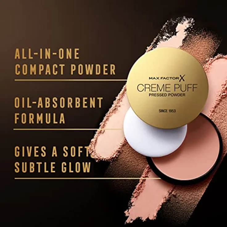 Max Factor Crème Puff gepresstes Pulver, 53 Tempting Touch, 14 g – Bild 3