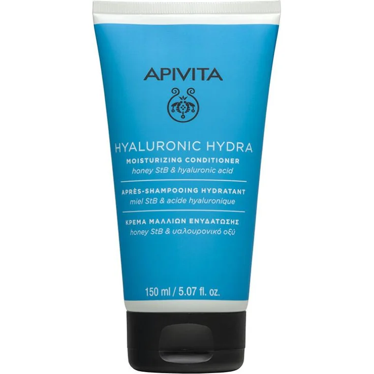 Apivita Hyaluronic Hydra Moisture Conditioner, 150ml Haarspülung für feuchtigkeitsspendende Pflege und Schutz vor Haarbruch