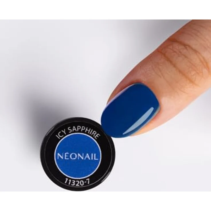 NÉONAIL UV Nagellack 7,2 ml - BLAU - ICY SAPPHIRE - Starke Pigmentierung - Langanhaltende Maniküre - Zertifizierte Qualität – Bild 3
