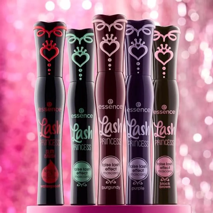 Essence LASH PRINCESS Wimperntusche, Mascara mit Wimperneffekt, Burgunderrot, 12 ml – Bild 9