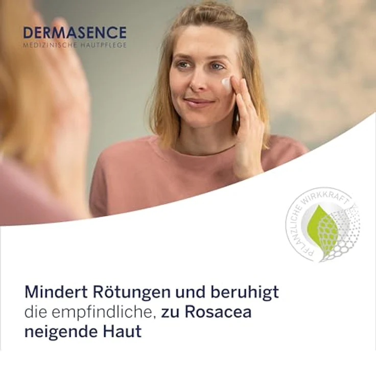 DERMASENCE RosaMin Emulsion, 50 ml – Beruhigende Gesichtscreme für empfindliche Haut & Rosacea, parfümfrei, vegan, feuchtigkeitsspendend – Bild 3