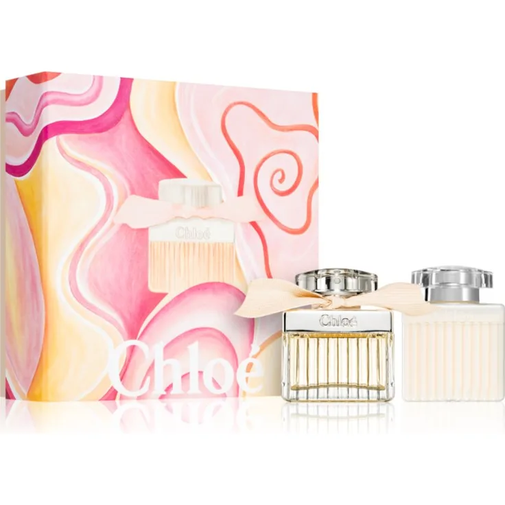 Chloé Chloé Geschenkset für Damen, Eau de Parfum 50 ml & Bodylotion 100 ml, luxuriöse Geschenkverpackung