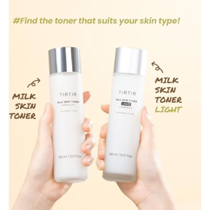TIRTIR Milk Skin Toner Light, Feuchtigkeitstonikum für unreine Haut, 150 ml – Reinigt, tonisiert und beruhigt – Bild 5