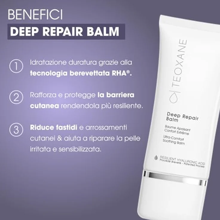 Teoxane Deep Repair Balm 30ml, Gesichtscreme für intensive Feuchtigkeit und Regeneration empfindlicher Haut – Bild 5