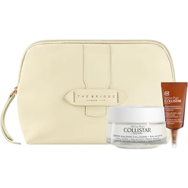 Collistar Attivi Puri Kollagen-Set, 50 ml Balsamcreme mit Kollagen & 5 ml Augenserum, limitierte Edition – Bild 1