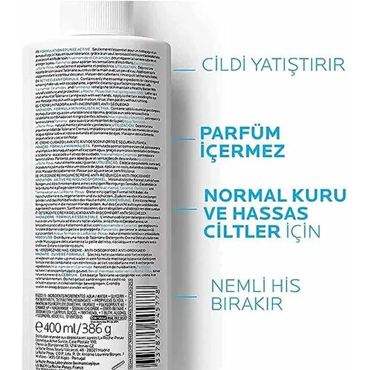 La Roche-Posay Gel Toleriane Son Lavant 400 ml, für Damen und Herren empfohlen – Bild 4