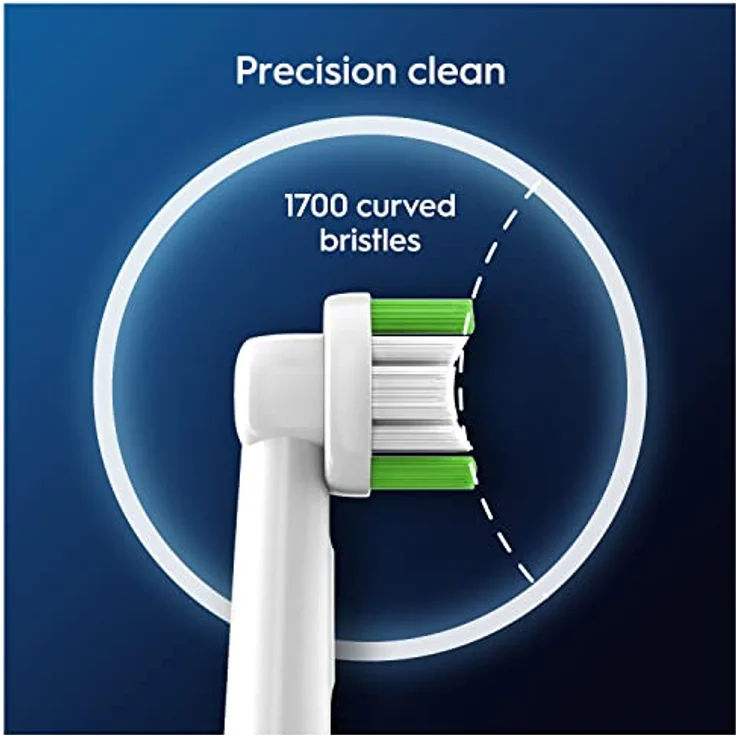 Braun Oral-B Pro CrossAction Aufsteckbürsten, 10 Stück Ersatzbürsten, klinisch bestätigt 10x bessere Plaqueentfernung, Farbe: Weiß – Bild 6