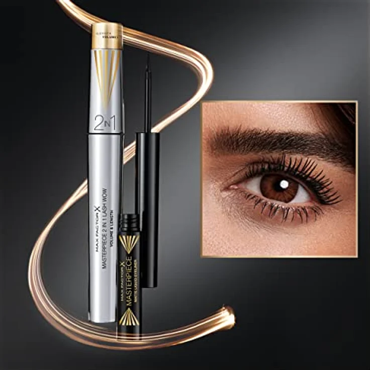 Max Factor Masterpiece, wasserfester Eyeliner mit Matt-Effekt, Farbton 03 Espresso, 1,7 ml – Bild 6