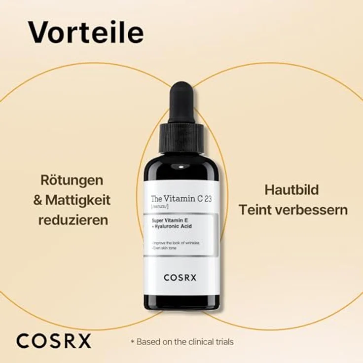 Cosrx Vitamin C 23 Serum, Gesichtsserum mit 23% reinem Vitamin C, Hyaluronsäure & Super Vitamin E, 20 g – Bild 7