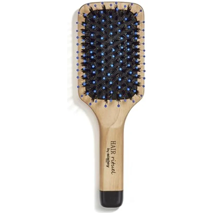 Hair Rituel by Sisley The Pocket Brush Radiance & Softness, Paddlebürste mit Wildschwein- und geschmeidigen Borsten für glänzendes Haar – Bild 1