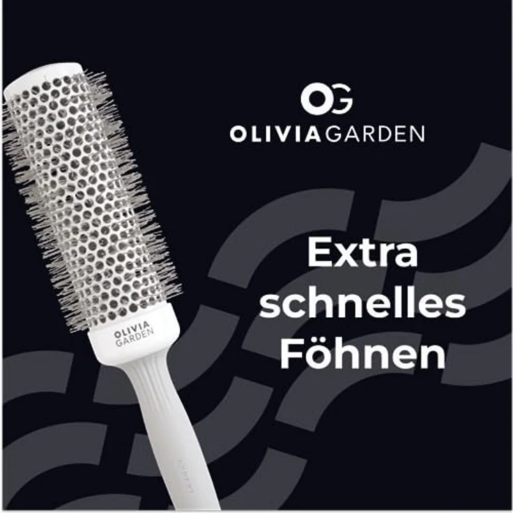 Olivia Garden - Expert Blowout Speed White and Grey Hairbrush- 45 – Bild 4