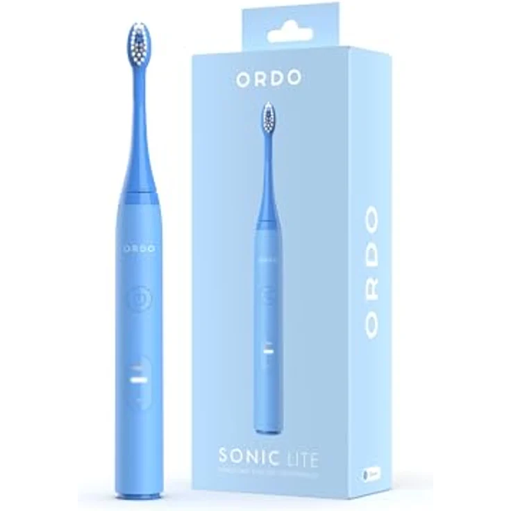 Ordo Sonic Lite, Schallzahnbürste mit 35.000 Impulsen/Min, Dual-Modi, 5+ Wochen Akku, Smart-Timer, wasserdicht, USB-C, Himmel – Bild 1
