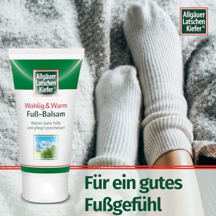 Allgäuer Latschenkiefer Wohlig und Warm Fuß-Balsam, 75 ml – Bild 3