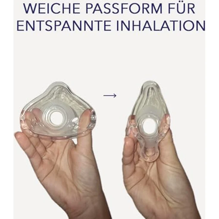 IEA Medical Inhalationsgerät Zubehör Inhalationsmasken Kinder, 3er Set für IEA Medical Inhalator, ergonomische Passform, hygienisch und wiederverwendbar – Bild 3