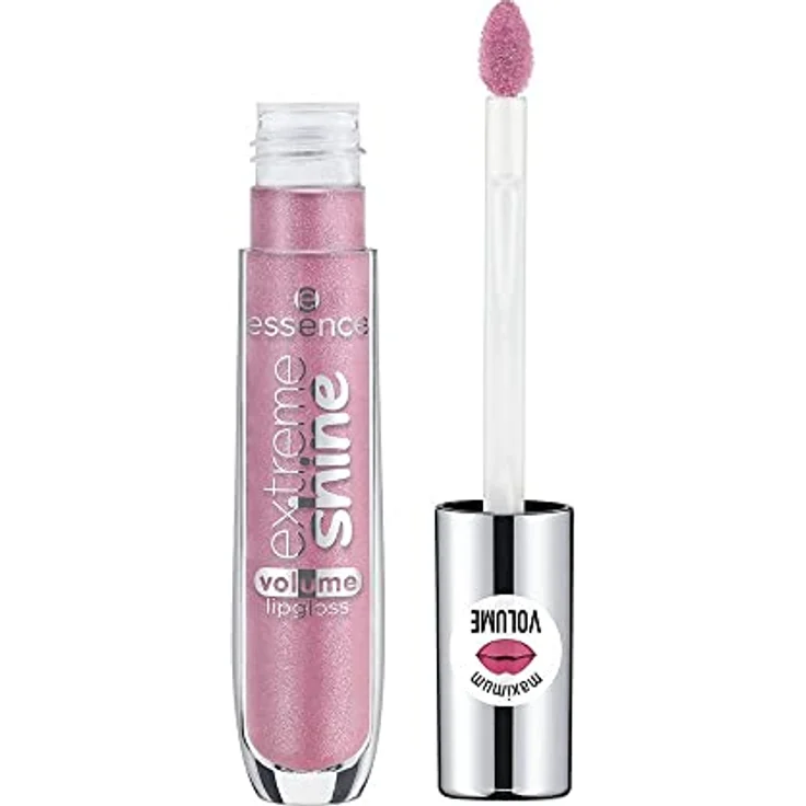 essence extreme shine volume lipgloss, Lip Gloss, Nr. 04 Purple Rain, violett, strahlend frisch, glänzend, transluzent, vegan, ölfrei, ohne Alkohol (5ml) – Bild 3