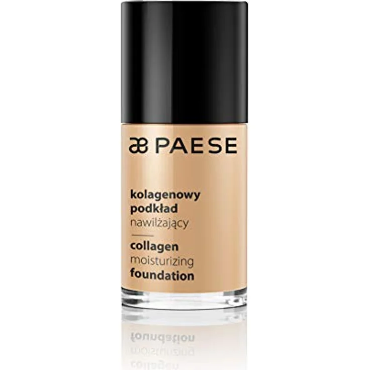 Paese Collagen Hydratisierendes Make Up, Foundation mit veganer Formulierung und super Deckkraft, Farbton 303 W Honey, 30 ml – Bild 1