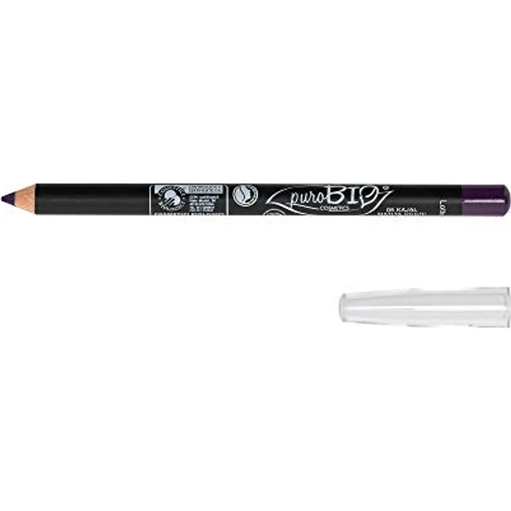 PUROBIO Kajal Augenstift, Nr. 05 Lila, weiche Textur mit Vitamin E für empfindliche Augen, 30 g