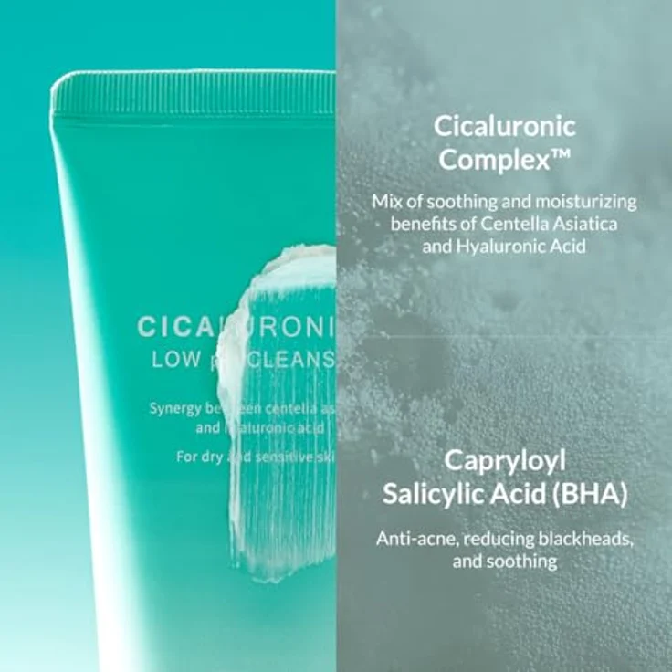 Mizon Cicaluronic™ hydratisierender Reinigungsschaum für sehr trockene und empfindliche Haut, 120 ml, vegan – Bild 5