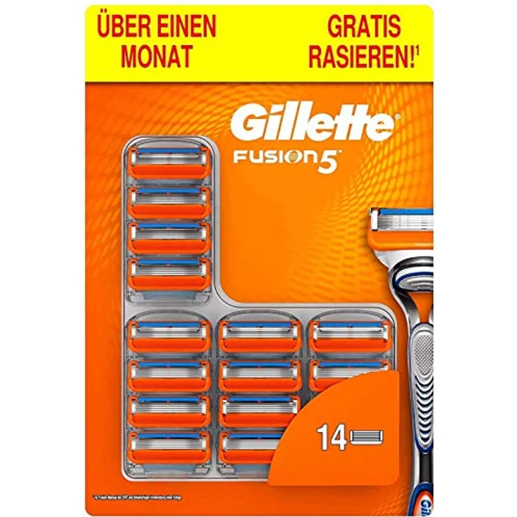 Gillette Fusion5 Rasierklingen für Männer, 14 Stück – Bild 7
