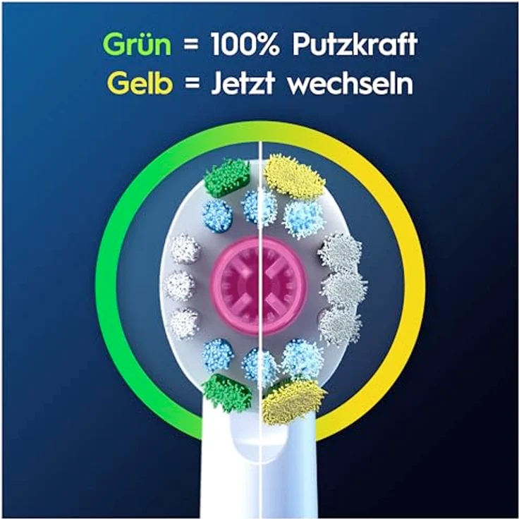 Oral-B Pro 3D White, Zahnbürstenköpfe für elektrische Zahnbürsten, 10 Stück im Briefkastenformat, optimale Reinigungseffizienz mit Polierbehälter – Bild 8