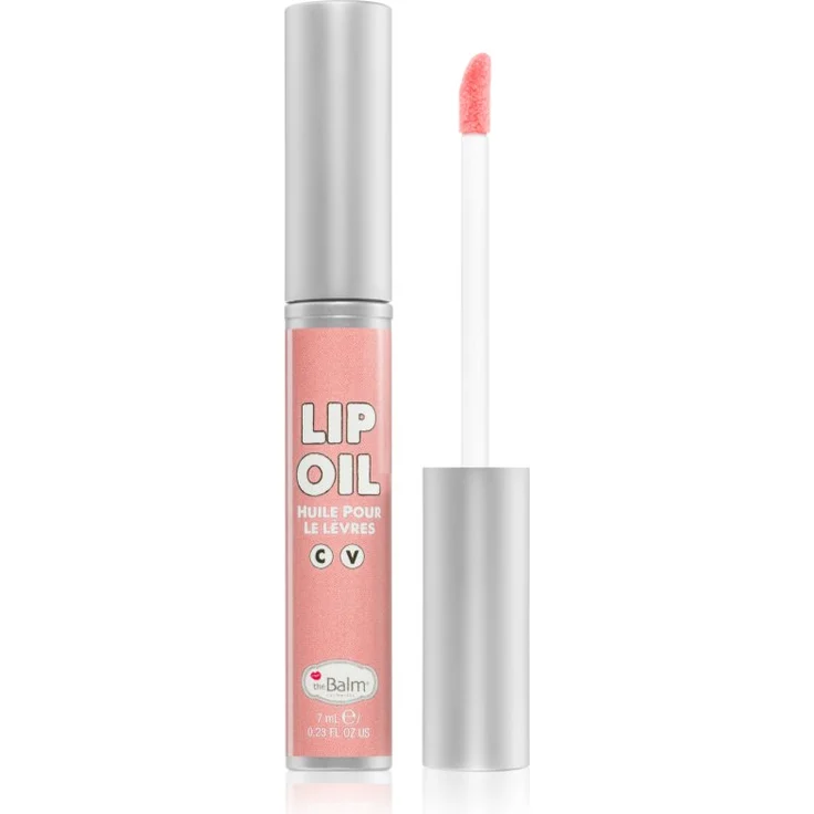 theBalm Lip Oil Lippenöl Farbton Sunset Boulevard, 7 ml, hochglänzend, vegan, feuchtigkeitsspendend – Bild 1