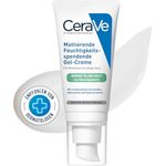 CeraVe Mattierende Feuchtigkeitsspendende Gel-Creme, Mit Hyaluronsäure, Ceramiden und Niacinamid, 52 ml, für fettige und ölige Haut