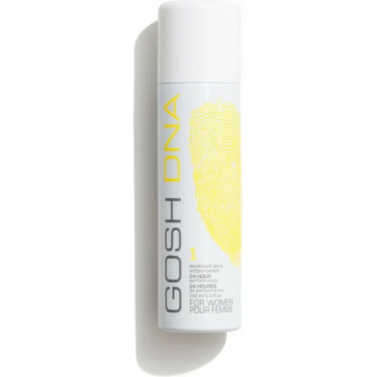 GOSH Dna 1 Deodorant Spray für Frauen, 150ml, erfrischender Duft