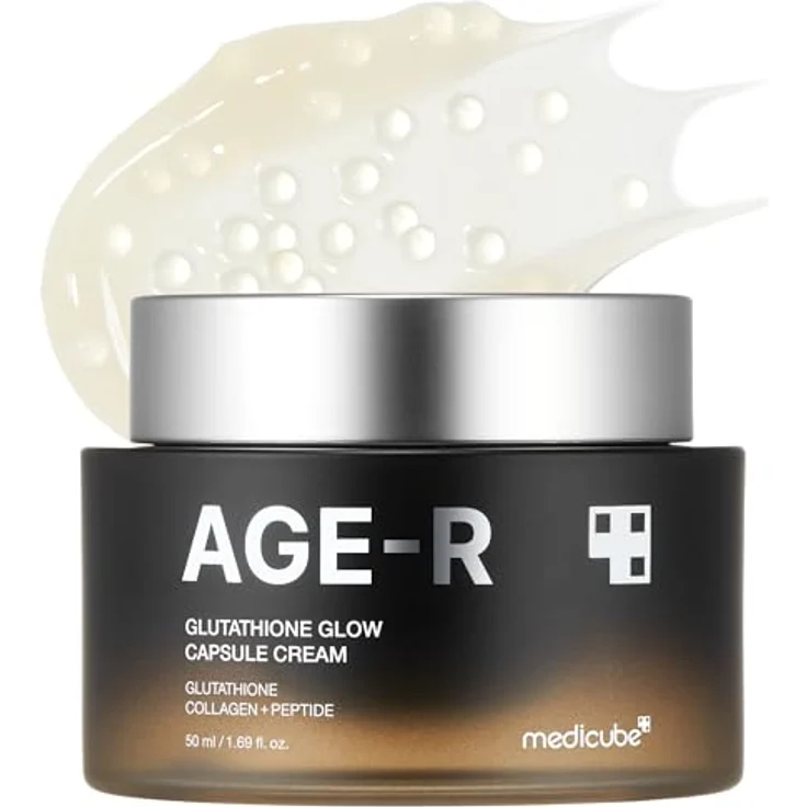 Medicube Age R Glutathione Glow Capsule Cream, Anti-Aging Gesichtscreme mit Glutathion, 50ml für strahlenden Teint und verbesserte Elastizität – Bild 1