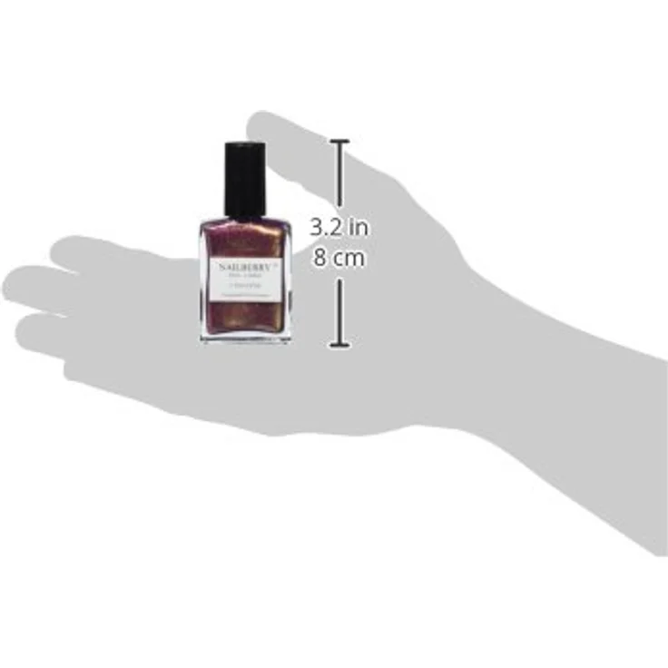 NAILBERRY L'Oxygéné Pink Sand, 15 ml Nagellack, atmungsaktiv, 12 free, vegan, cruelty free, Halal zertifiziert – Bild 5