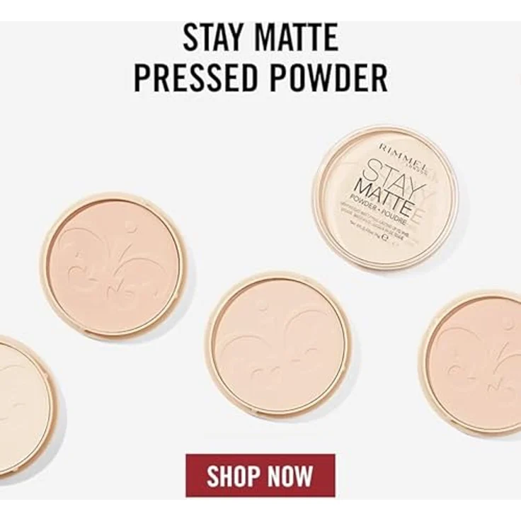 Rimmel London Gesichtspuder Cipria Compatta Per Il Stay Matte N007 Mohair 14 g  – Bild 5