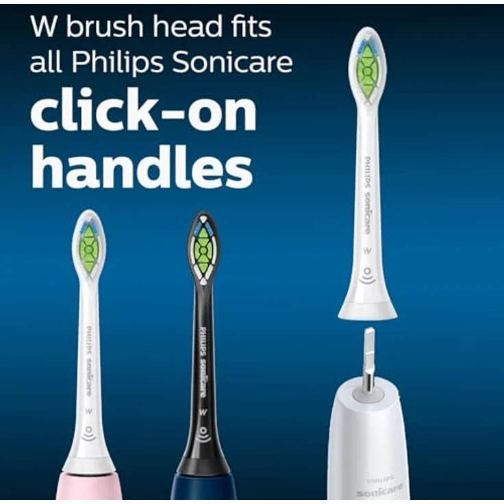 PHILIPS Sonicare HX6066/88 Optimal White, 4er-Pack Aufsteckbürsten mit diamantförmigem Borstenbereich und BrushSync Technologie – Bild 6