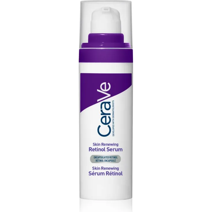 CeraVe Skin Renewing Retinol Serum, Gesichtsserum mit Hyaluronsäure und Niacinamid, 30 ml, für empfindliche Haut