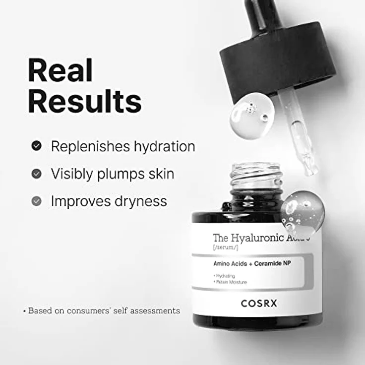 Cosrx Hyaluronic Acid 3, intensives Gesichtshydratationsserum, 20 ml, spendet Feuchtigkeit und regeneriert die Haut – Bild 3