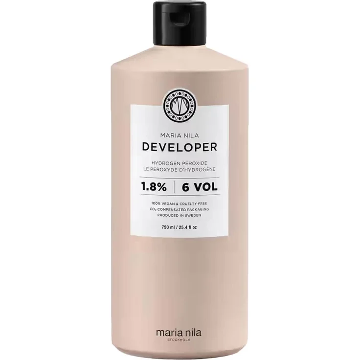 Maria Nila Developer 1.8%, Haarfärbemittel zur sanften Aufhellung, 750 ml