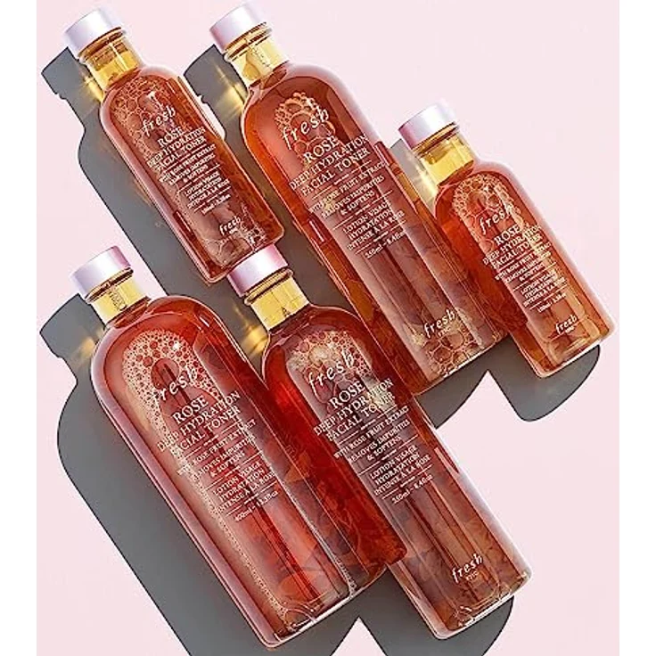 fresh Rose Deep Hydration Facial Toner, 400 ml, feuchtigkeitsspendendes Blütenwasser für Damen – Bild 2