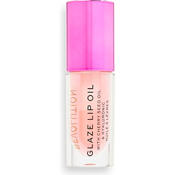 Makeup Revolution, Glaze Lip Oil, Pflegendes Lippenöl, Glam Pink, 4.6ml – Bild 2