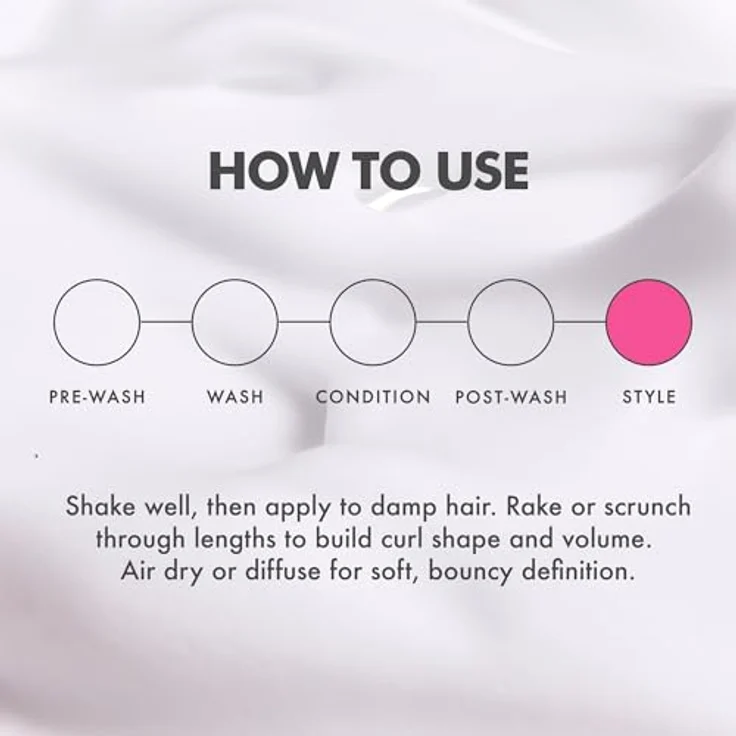 Umberto Giannini Coily Curls Twirl Whip, leichtes Styling-Mousse für definierte Locken mit Argan- und Avocadoöl, 200 ml – Bild 7