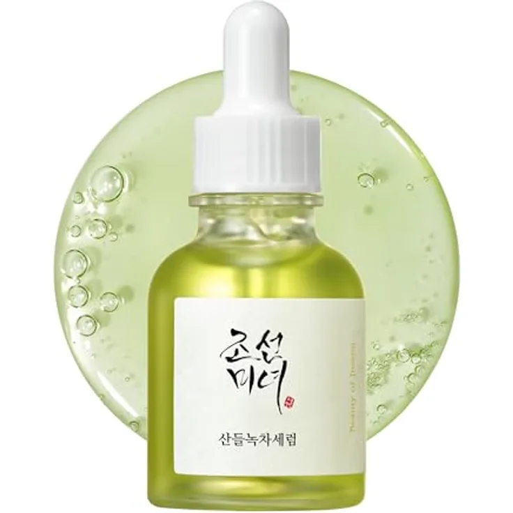 Beauty Of Joseon Calming Serum Green Tea + Panthenol, Gesichtsserum für empfindliche Haut, 30 ml, beruhigend und stärkend