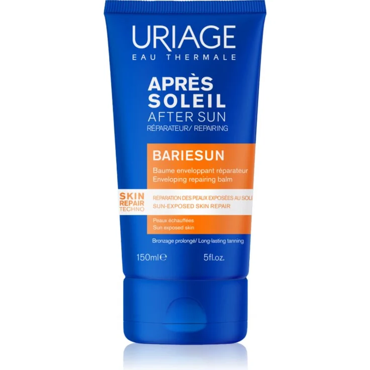 Uriage Bariésun Repair Balm, regenerierendes After-Sun Balsam für Gesicht und Körper, 150 ml, hypoallergen, intensiv feuchtigkeitsspendend
