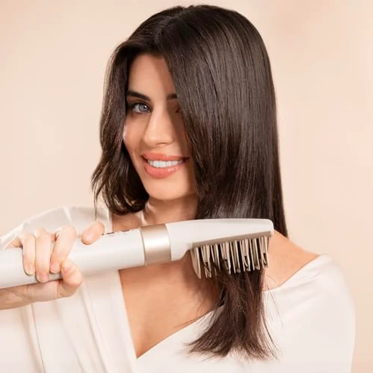 Cecotec CeramicCare AirGlam, Warmluftbürste mit 1400 Watt, Ionen-Technologie und Keramikbeschichtung für glänzendes Haar – Bild 5